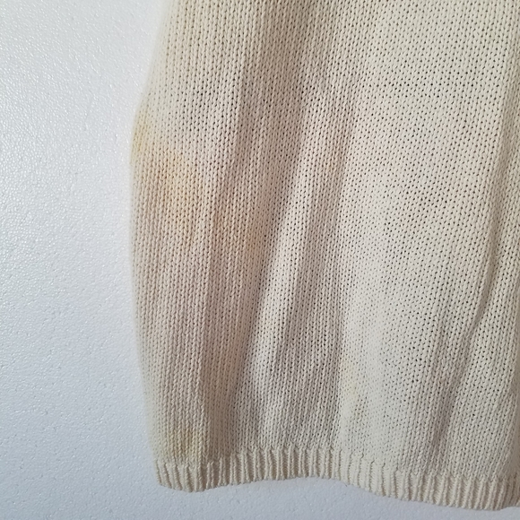 Vtg Gladys Bagley Granny Core Floral Embroidery Button Front Cardigan Sweater - Picture 8 of 12